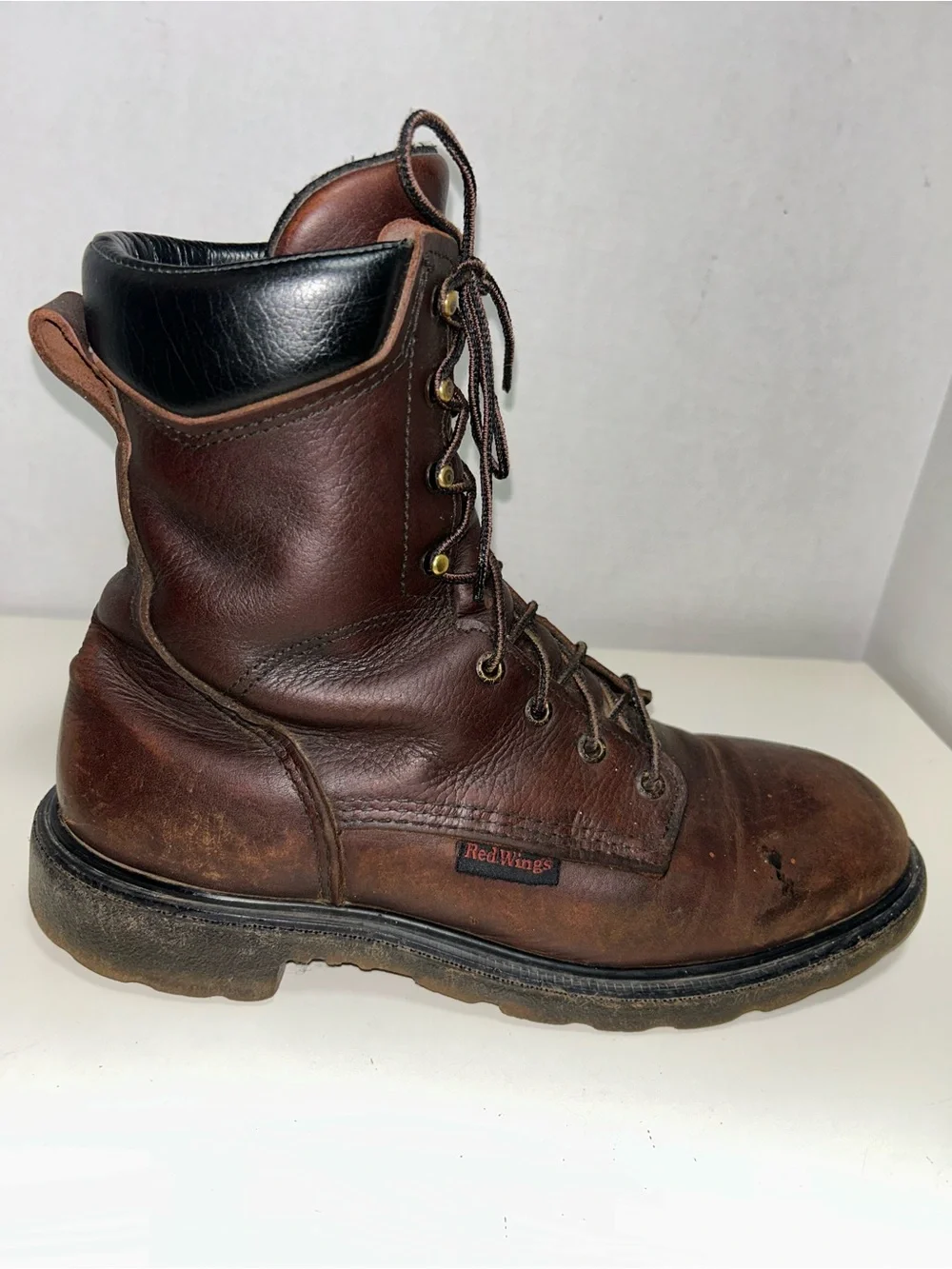 Red Wing 608 SuperSole 2.0 8 Inch Soft Toe Brown Leather Work Boot